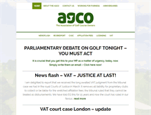 Tablet Screenshot of agco.org.uk